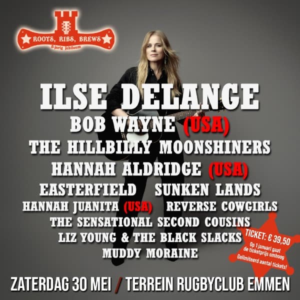 Ilse DeLange komt naar Roots Ribs Brews 2026